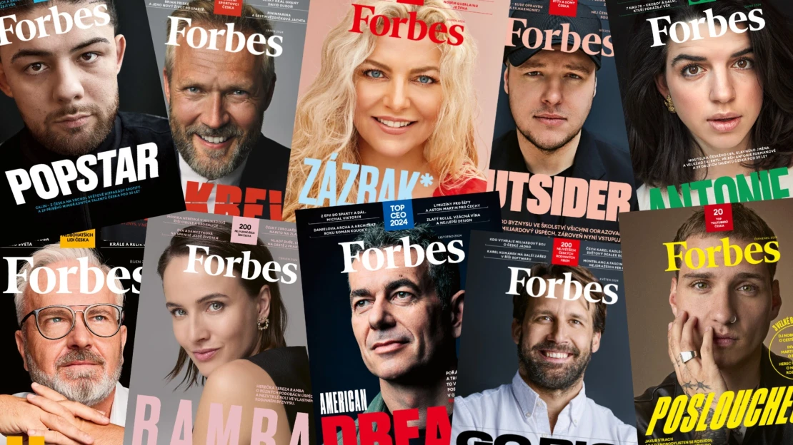 Hubáček, Kyncl, Valtr. Kdo se v roce 2024 dostal na obálku českého Forbesu? 